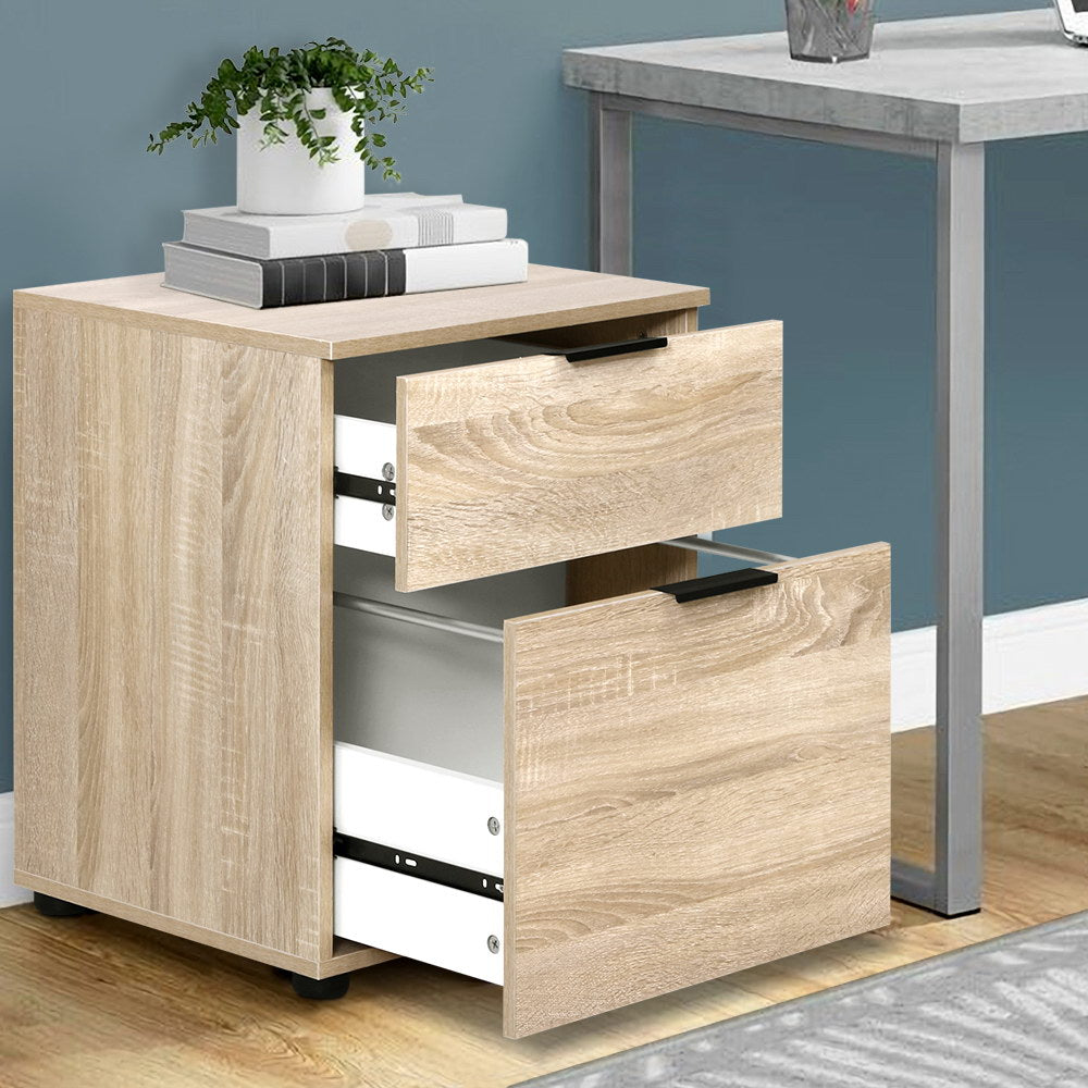 Filing & Organisation: Artiss Filing Cabinet 2 Drawer Office Storage Organiser