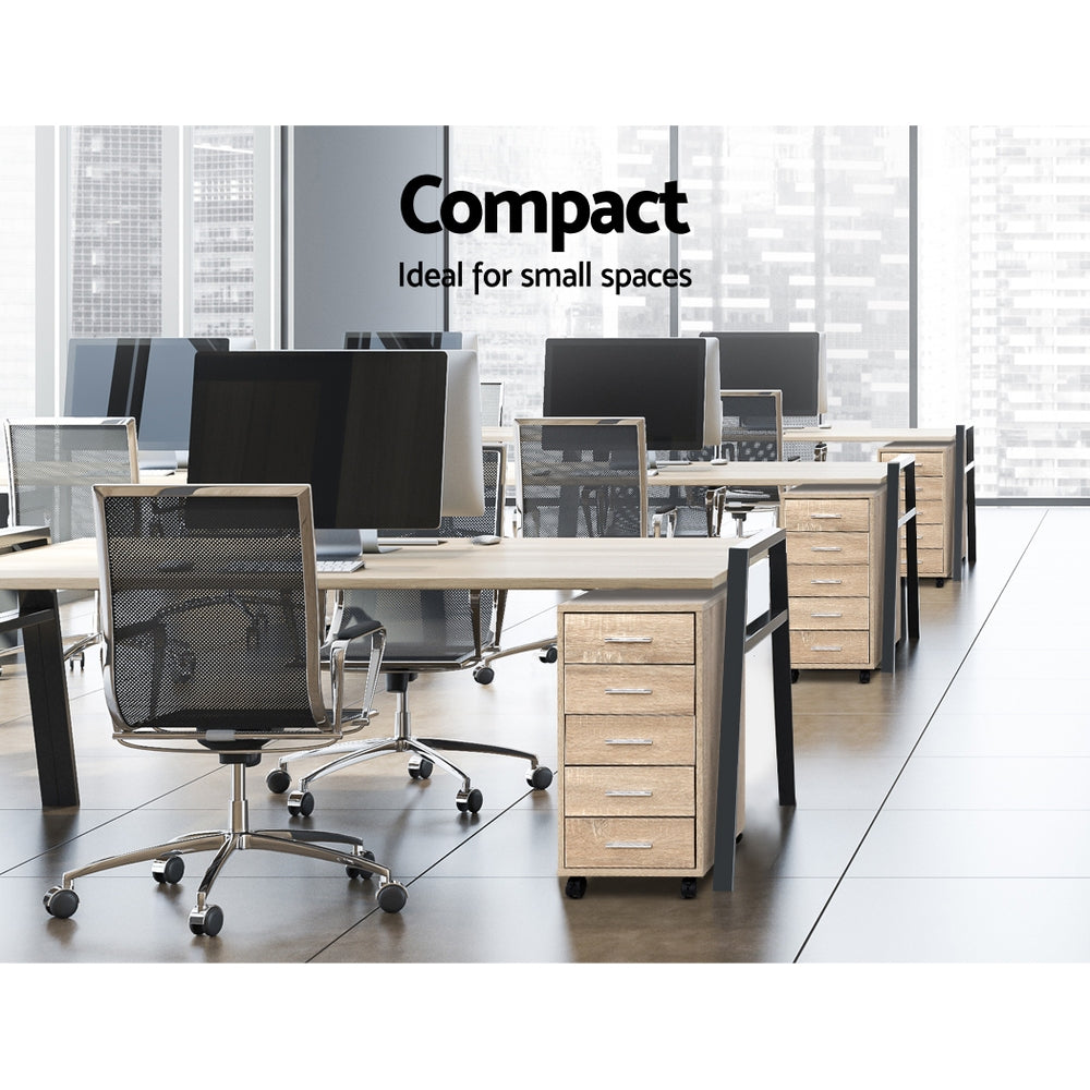 Filing & Organisation: Artiss Filing Cabinet 5 Drawer Office Storage Organiser