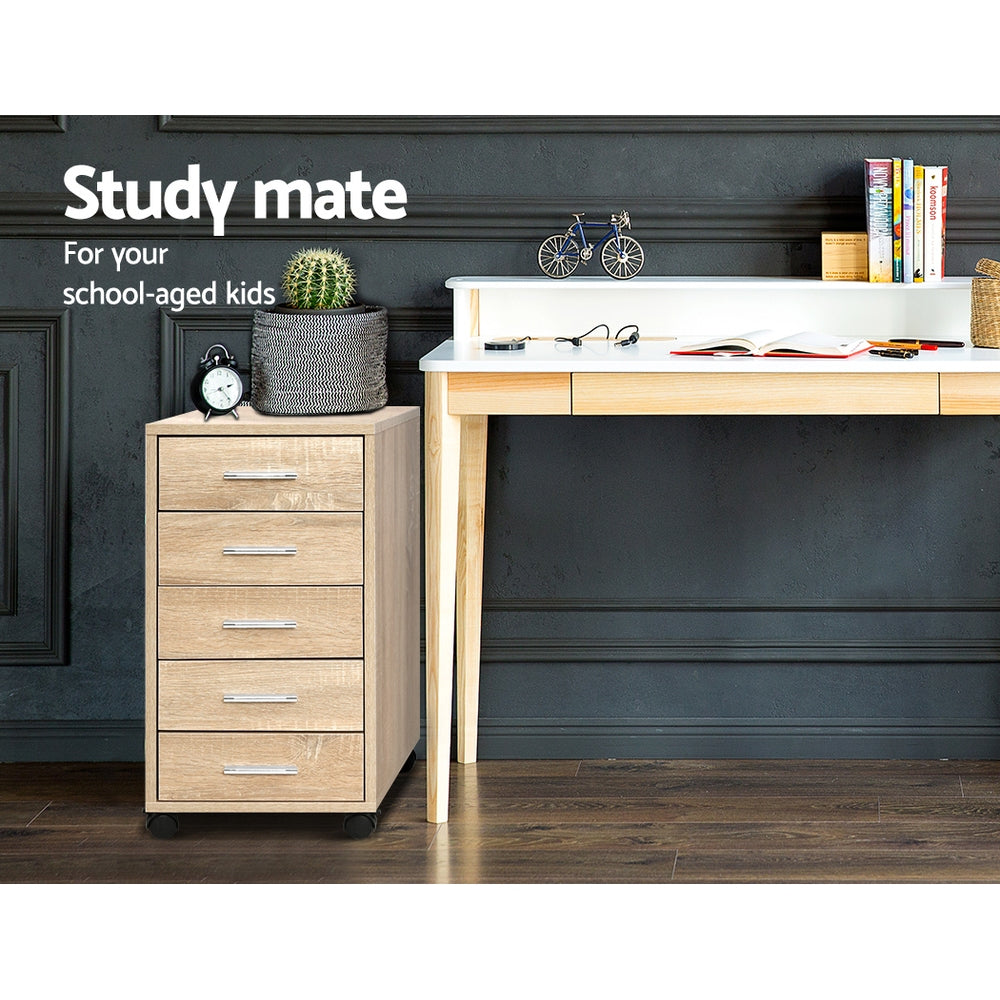 Filing & Organisation: Artiss Filing Cabinet 5 Drawer Office Storage Organiser