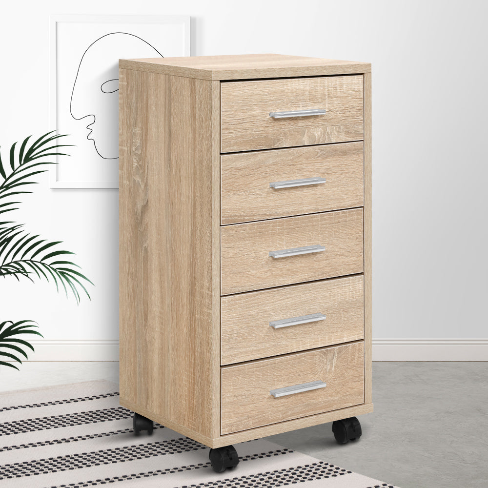 Filing & Organisation: Artiss Filing Cabinet 5 Drawer Office Storage Organiser