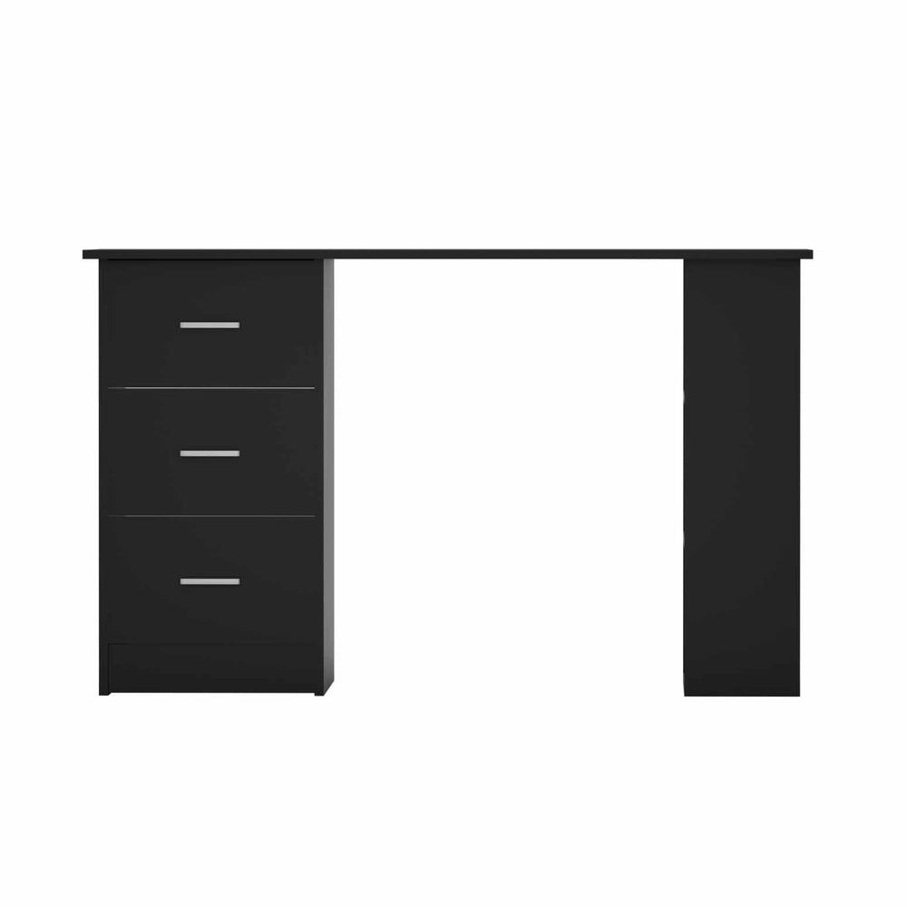 Desks: Artiss Computer Desk Drawer Shelf Cabinet Black 120CM