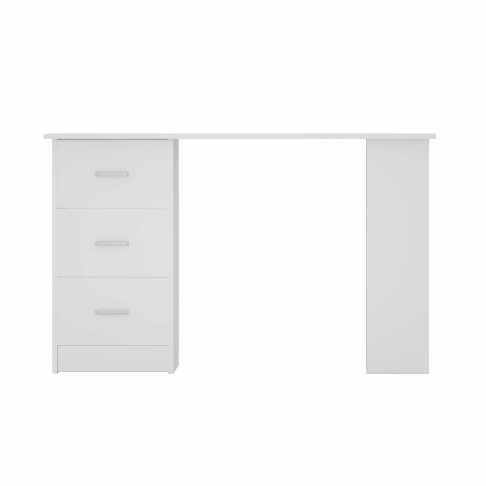 Desks: Artiss Computer Desk Drawer Shelf Cabinet White 120CM