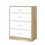 Clothing & Wardrobe Storage: Artiss 4 Chest of Drawers - BURL