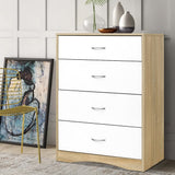 Clothing & Wardrobe Storage: Artiss 4 Chest of Drawers - BURL