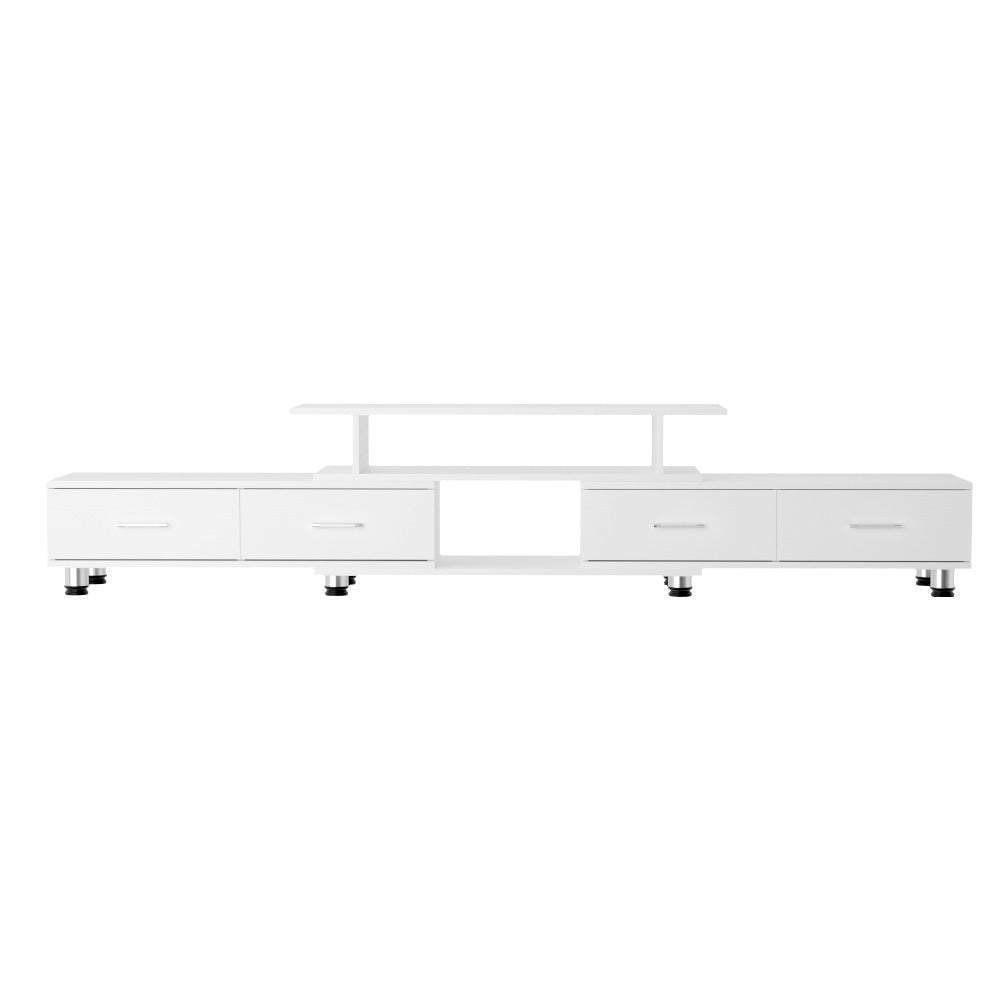 TV Units: Artiss TV Cabinet Entertainment Unit Extendable 160CM To 220CM White