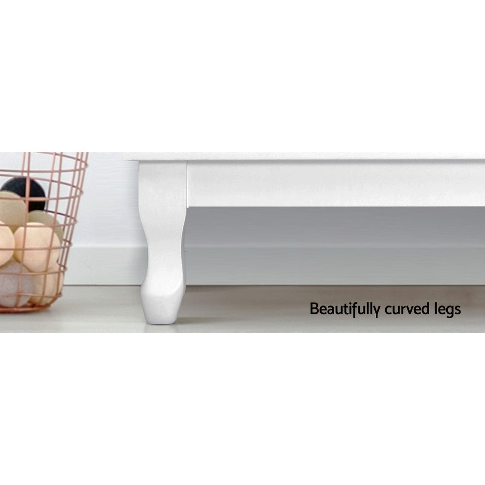 Dressers: Artiss 6 Chest of Drawers - KUBI White