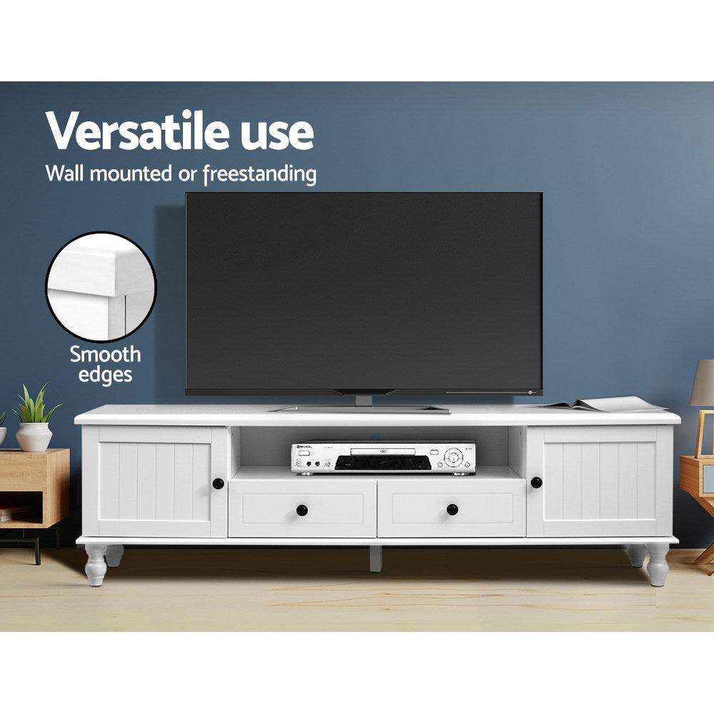 TV Units: Artiss TV Cabinet Entertainment Unit 160cm White Kubi