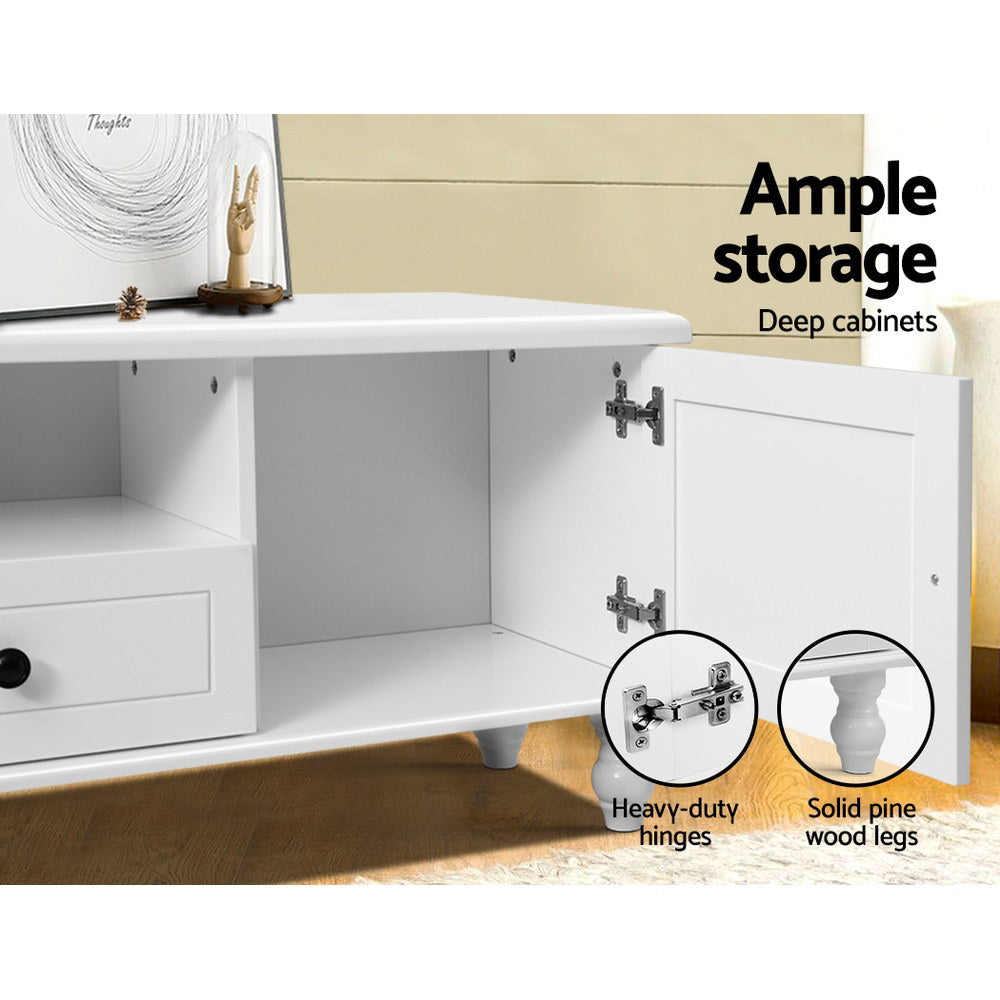 TV Units: Artiss TV Cabinet Entertainment Unit 160cm White Kubi