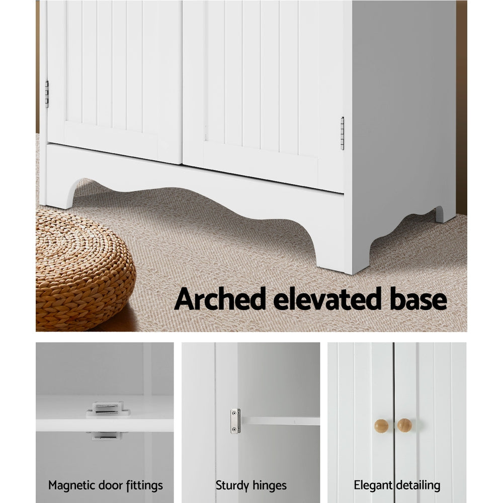 Buffets & Sideboards: Artiss Buffet Sideboard 4 Doors - BERNE White