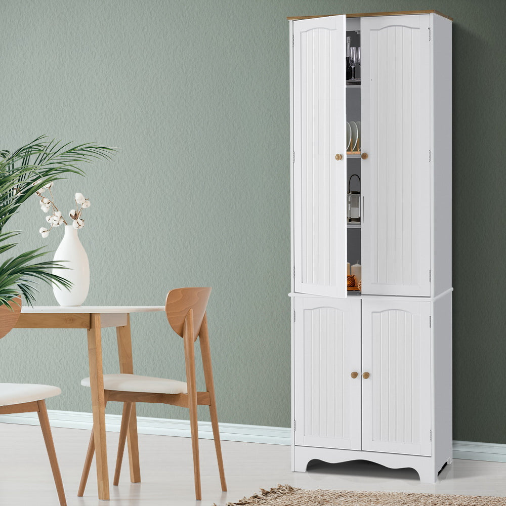 Buffets & Sideboards: Artiss Buffet Sideboard 4 Doors - BERNE White