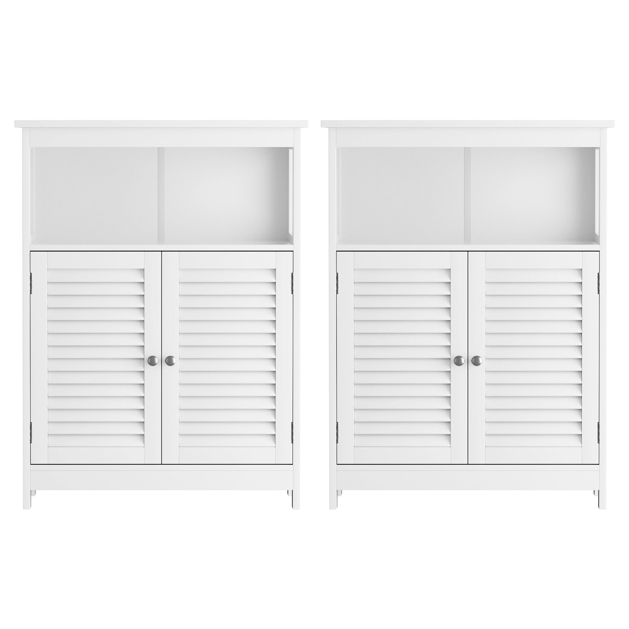 Artiss 2x Buffet Sideboard Cabinet Server Cupboard Kitchen Bathroom Storage IVOR