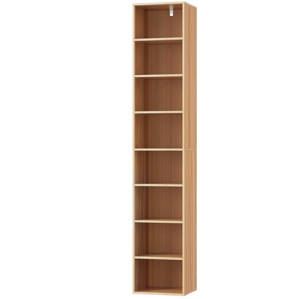 Bookcases & Shelves: Artiss Bookshelf 8 Tiers MILO Pine