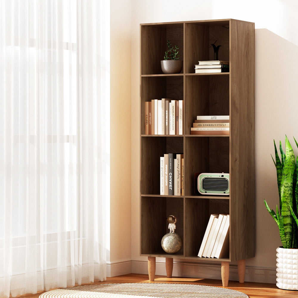 Bookcases & Shelves: Artiss Bookshelf Bookcase 4 Tiers LEOR Pine
