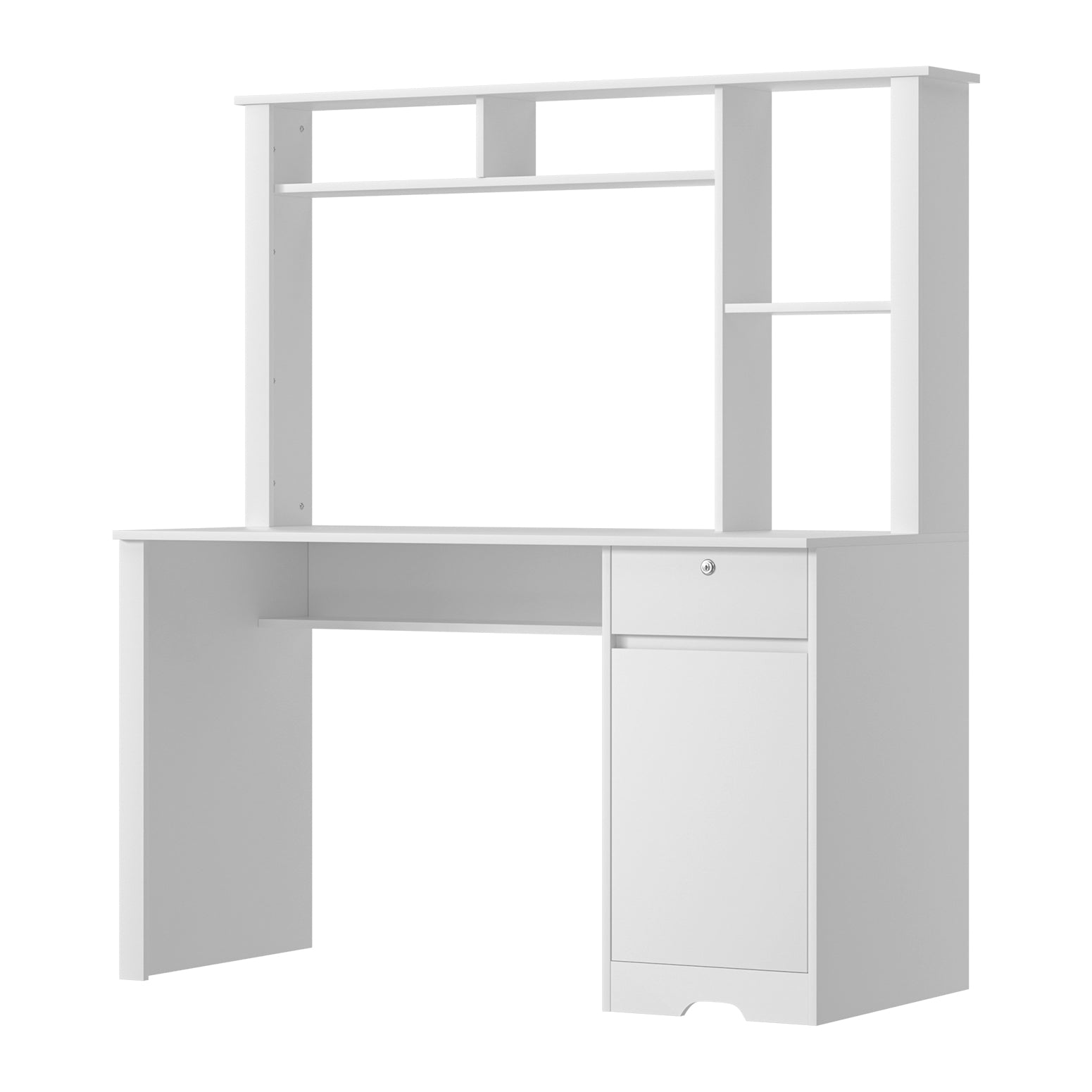 Desks: Artiss Computer Desk Office Study Desks Table Drawer Bookshelf Cabinet