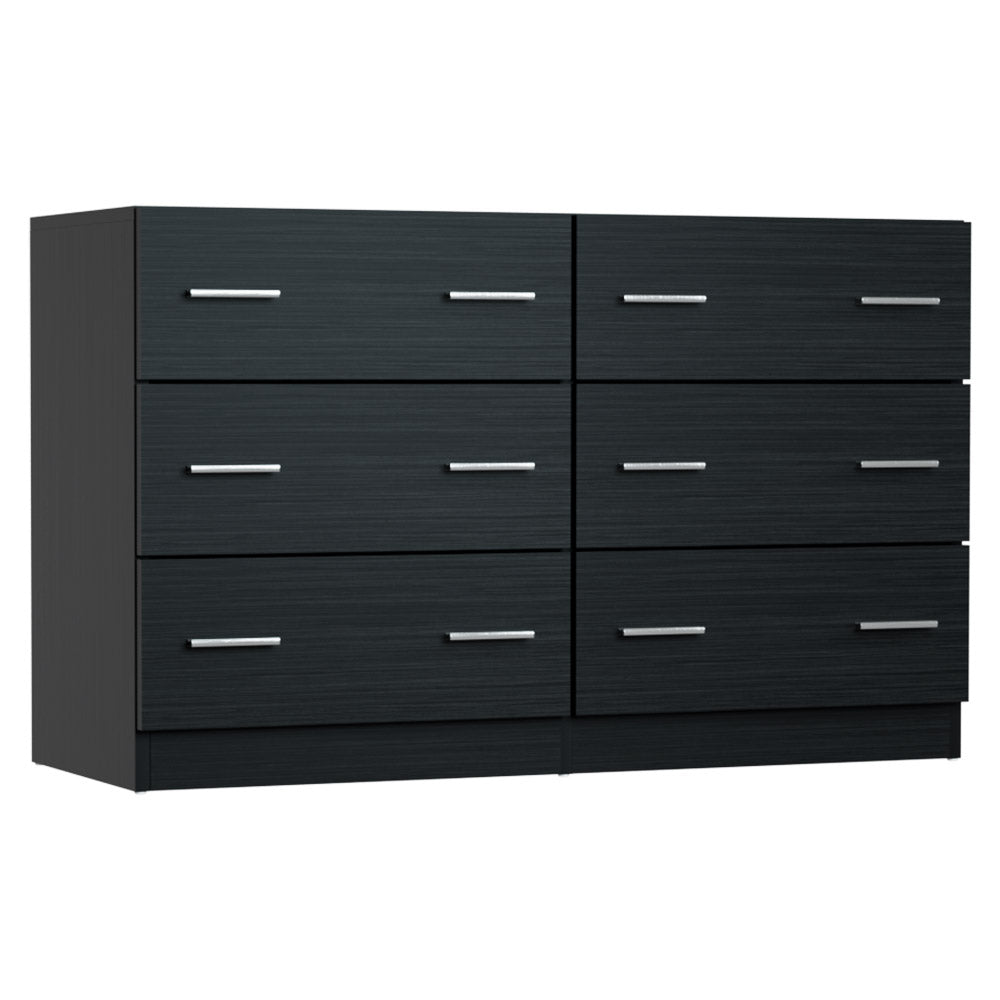 Dressers: Artiss 6 Chest of Drawers - VEDA Black