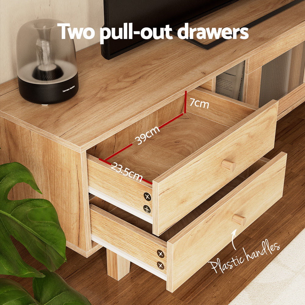 TV Units: Artiss TV Cabinet Entertainment Unit Stand Storage Drawer 180CM