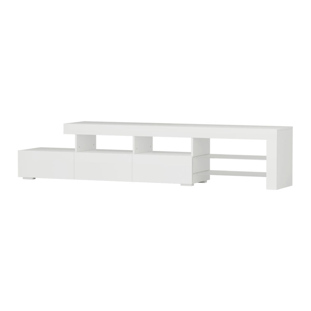 TV Units: Artiss Entertainment Unit TV Cabinet LED 215cm White Caya