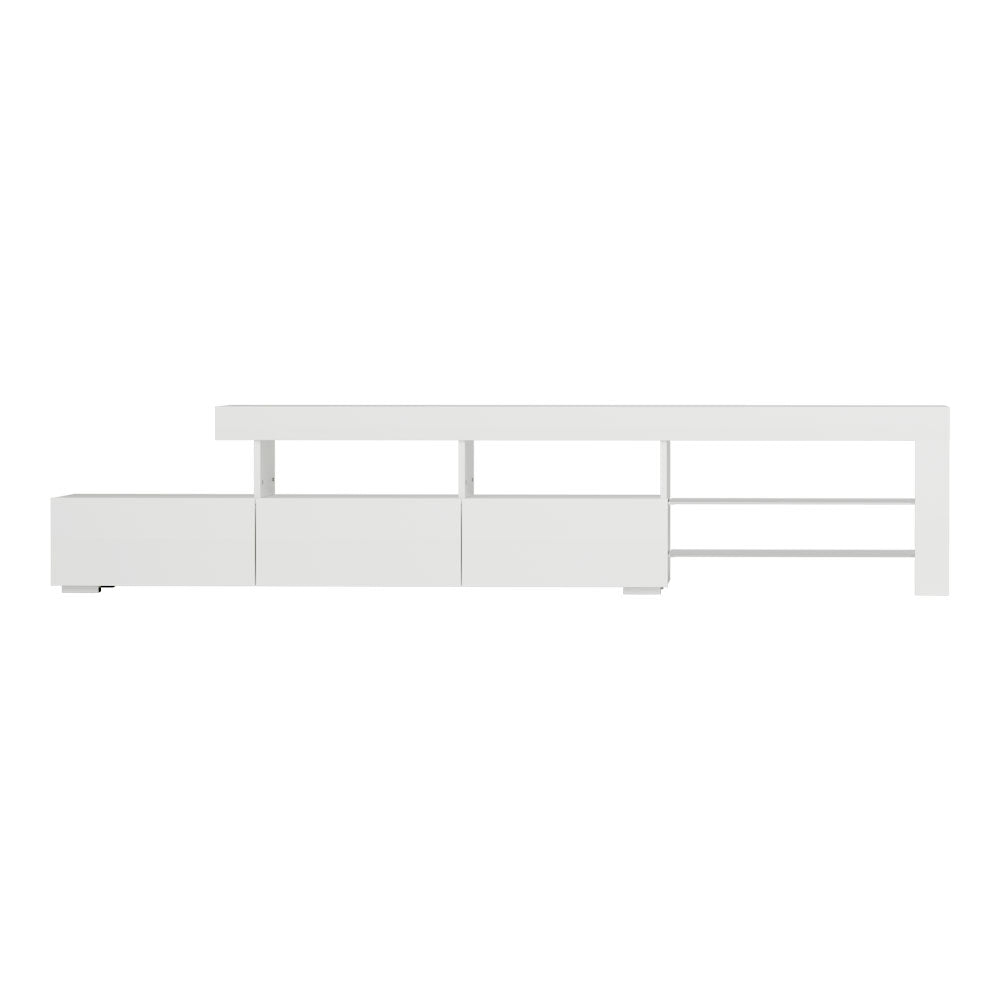 TV Units: Artiss Entertainment Unit TV Cabinet LED 215cm White Caya