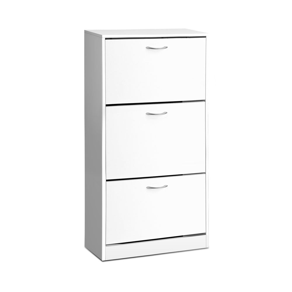 Shoe Storage: Artiss Shoe Rack Cabinet 36 Pairs Adjustable Shelves Ivy
