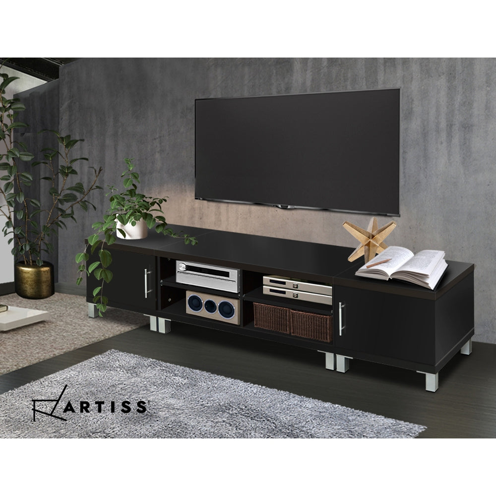 TV Units: Artiss TV Cabinet Entertainment Unit 190cm Black Danson