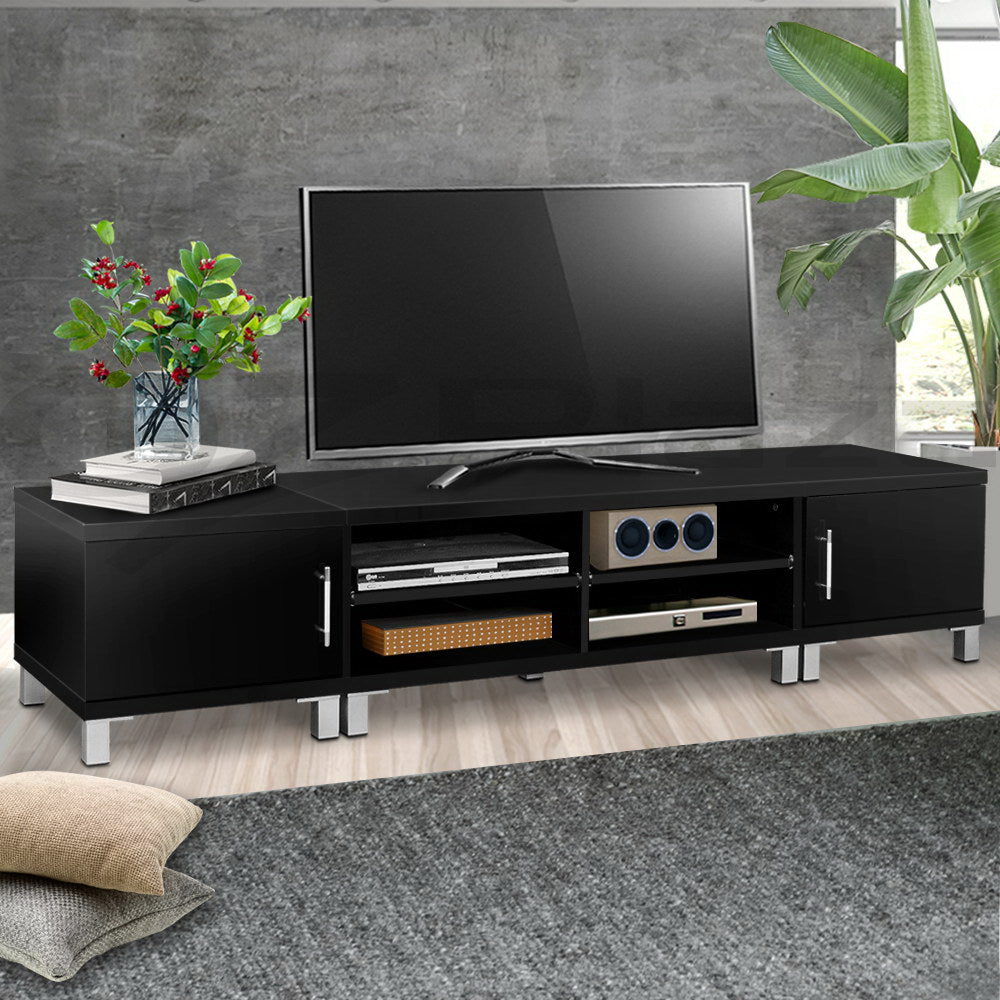 TV Units: Artiss TV Cabinet Entertainment Unit 190cm Black Danson