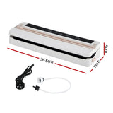 Devanti Food Vacuum Sealer Machine Fresh Storage Auto Seal Slide Cutter 6 Modes White