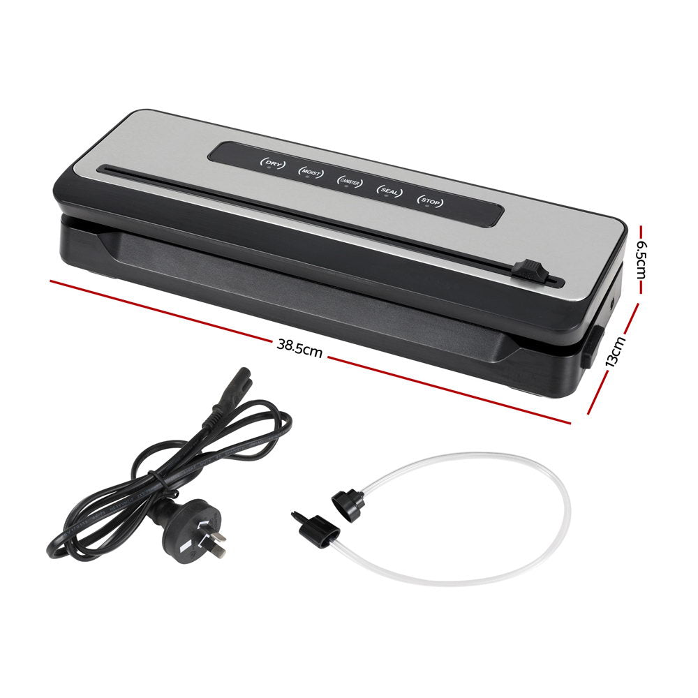 Food Storage: Devanti Food Vacuum Sealer Machine Fresh Storage Sealing Cutter Bags 4 Modes