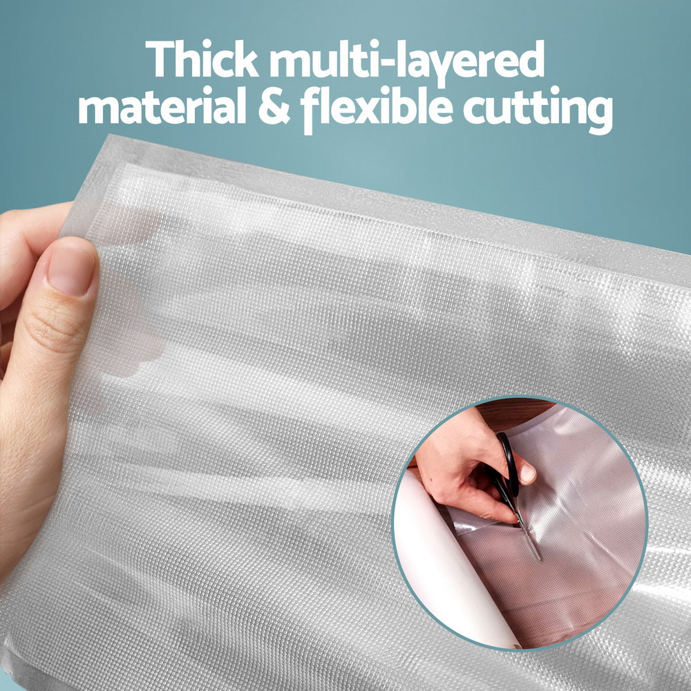 Food Storage: 2 Rolls Food Vacuum Sealer Bags Storage Saver Heat Sealing Bag Pack 15CMX6M