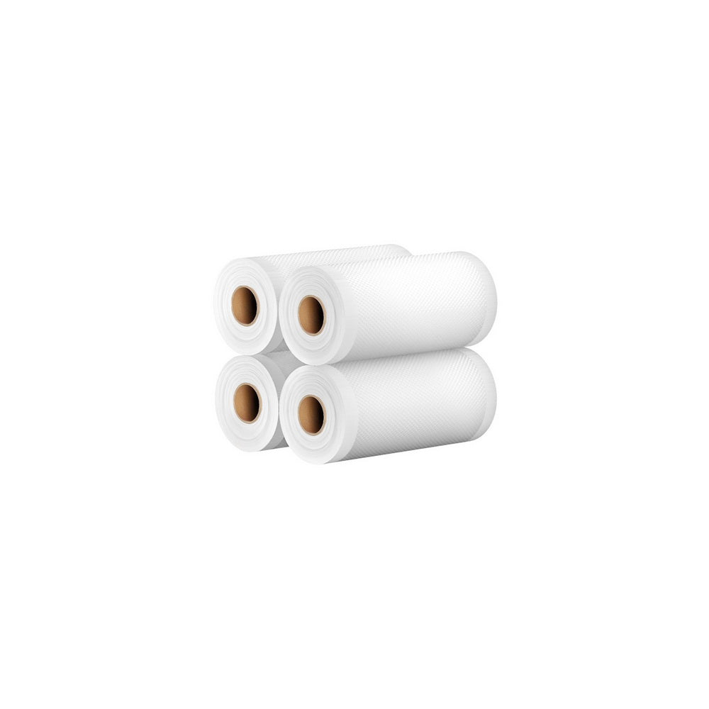 Food Storage: 4 Rolls Food Vacuum Sealer Bags Storage Saver Heat Sealing Bag Pack 15CMX6M