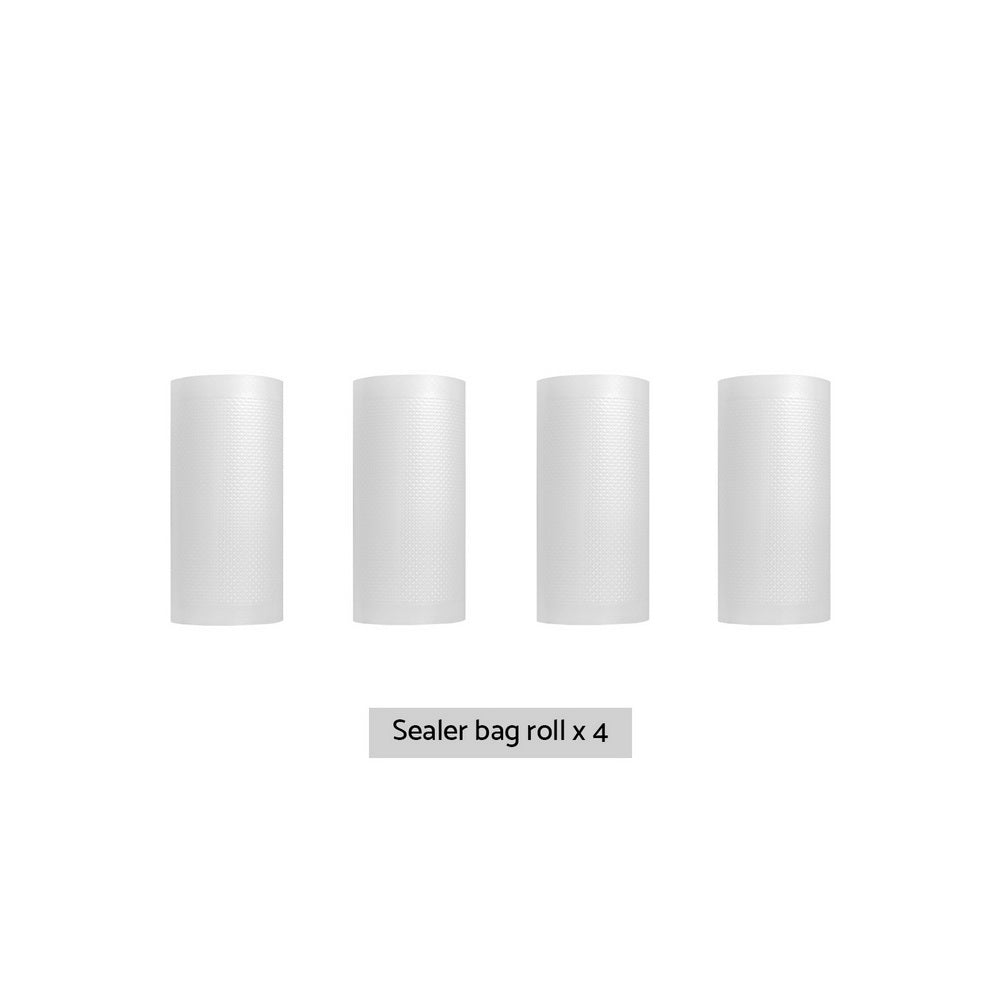 Food Storage: 4 Rolls Food Vacuum Sealer Bags Storage Saver Heat Sealing Bag Pack 15CMX6M