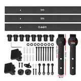 Door Hardware: Cefito Sliding Barn Door Hardware Track Set 2.44m
