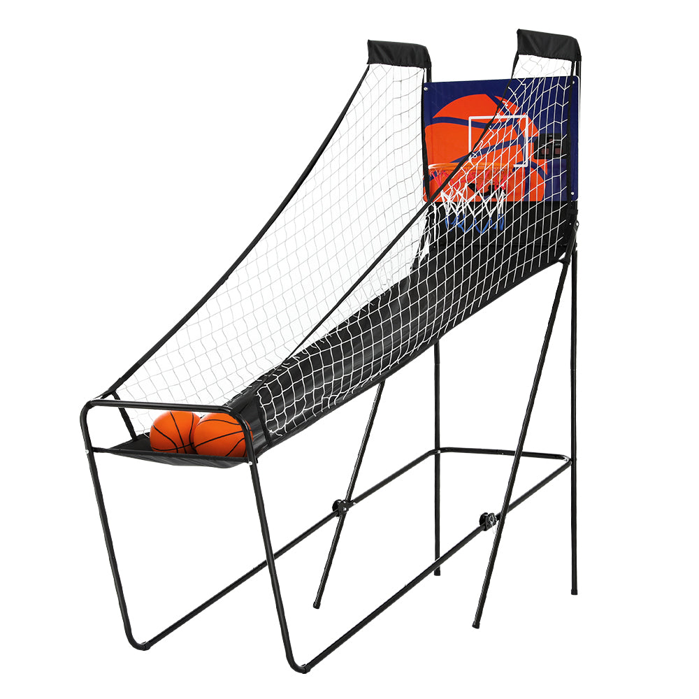 Basketball & Basketball Accessories: Basketball Arcade Game Electronic Scorer 8 Games Double Shoot Grey