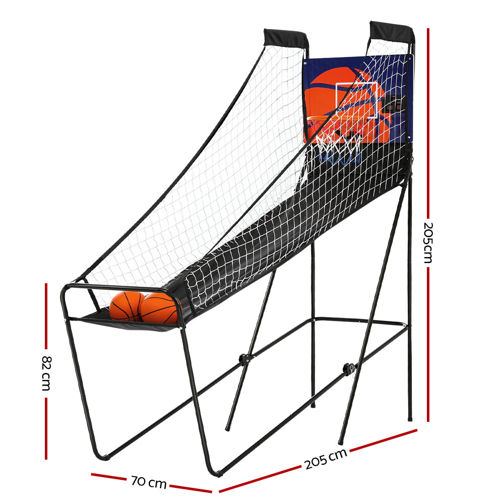 Basketball & Basketball Accessories: Basketball Arcade Game Electronic Scorer 8 Games Double Shoot Grey