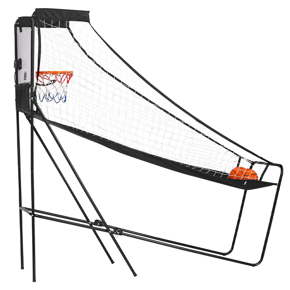 Basketball & Basketball Accessories: Basketball Arcade Game Electronic Scorer 8 Games Double Shoot Grey