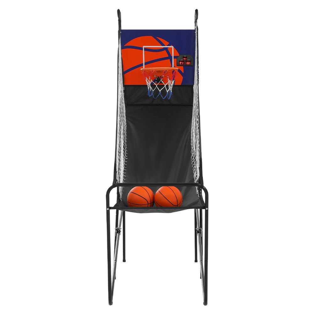 Basketball & Basketball Accessories: Basketball Arcade Game Electronic Scorer 8 Games Double Shoot Grey