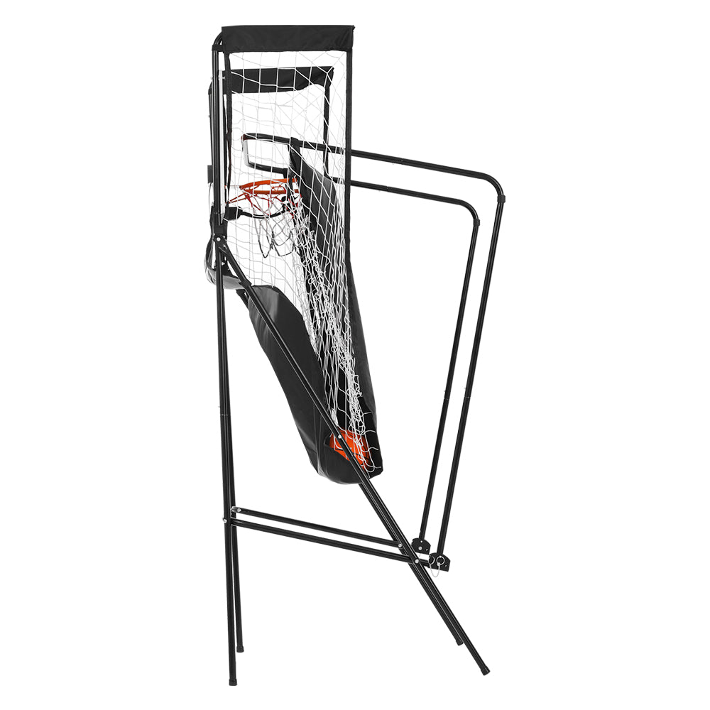 Basketball & Basketball Accessories: Basketball Arcade Game Electronic Scorer 8 Games Double Shoot Grey