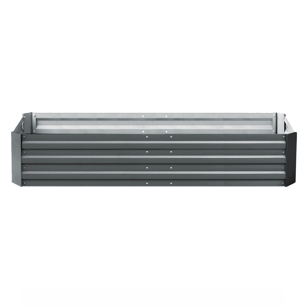 Garden Beds & Planters: Green Fingers Garden Bed 210x90cm Planter Box Raised Container Galvanised Steel