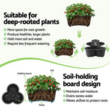 Garden Beds & Planters: Green Fingers 5 Tier Vertical Garden Planter, Stackable Planters with 4 Wheels, Black, Raised Garden Bed, Garden Tower Indoor Outdoor, Auto Drainage System, for Strawberries, Herbs, Flower, Vegetables