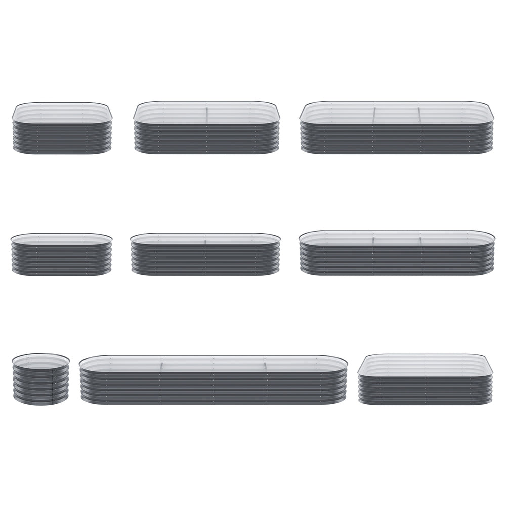 Garden Beds & Planters: Green Fingers Garden Bed 9 In 1 Modular Planter Box 40CM height