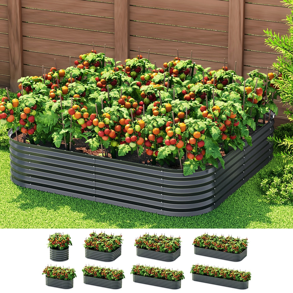 Garden Beds & Planters: Green Fingers Garden Bed 9 In 1 Modular Planter Box 40CM height