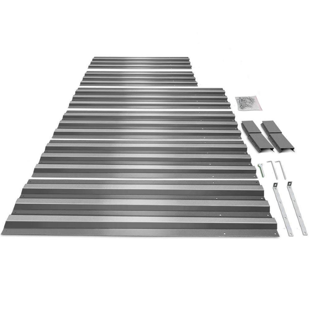 Garden Beds & Planters: Green Fingers 2x Garden Bed 150x90cm Planter Box Raised Container Galvanised Herb
