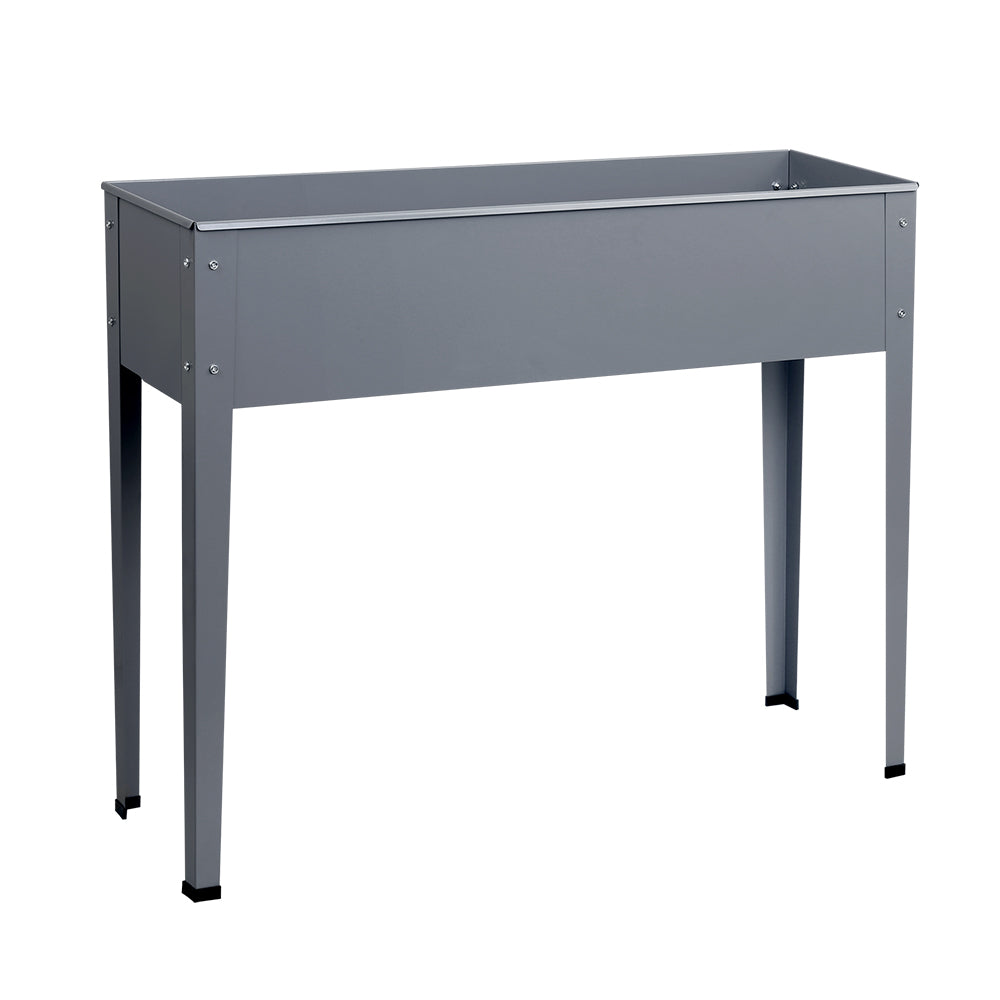 Garden Beds & Planters: Green Fingers Garden Bed Elevated 100X80X30cm Planter Box Container Galvanised