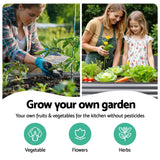 Green Fingers Garden Bed 240X80X56cm Oval Planter Box