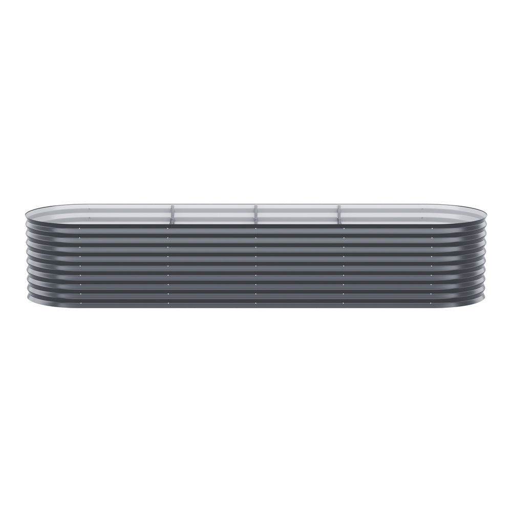 Greenhouses & Accessories: Green Fingers Garden Bed 320X80X56cm Oval Planter Box