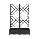 Green Fingers Raised Garden Bed Vertical Planter Self Watering Large Elevated Veggie Box 80x40x122cm