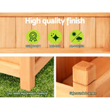 Garden Beds & Planters: Green Fingers Garden Bed 60x30x33cm Wooden Planter Box Raised Container Growing