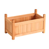 Garden Beds & Planters: Green Fingers Garden Bed 60x30x33cm Wooden Planter Box Raised Container Growing