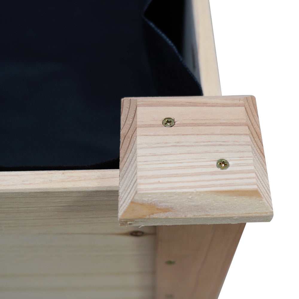 Garden Beds & Planters: Green Fingers Garden Bed Elevated 120x60x80cm Wooden Planter Box Raised Container