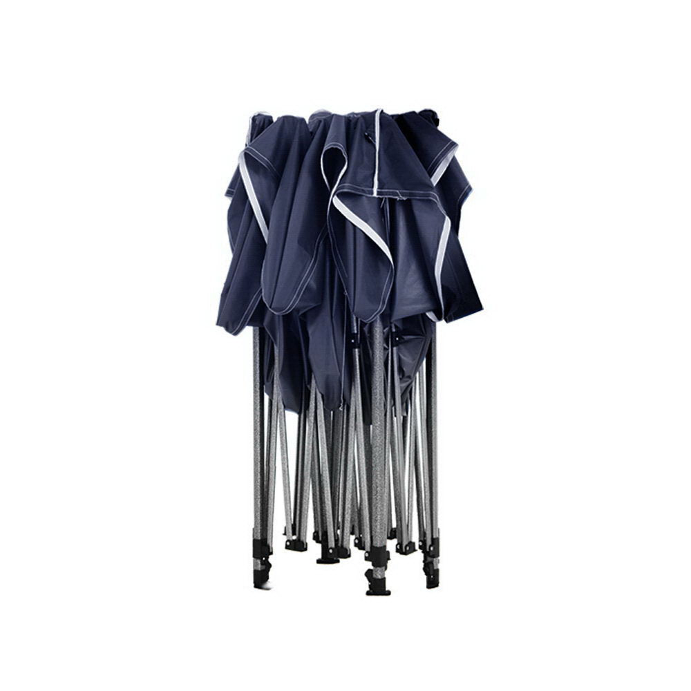 Canopies & Gazebos: Instahut Gazebo Pop Up Marquee 3x6 Folding Tent Gazebos Camping 500D Oxford Navy