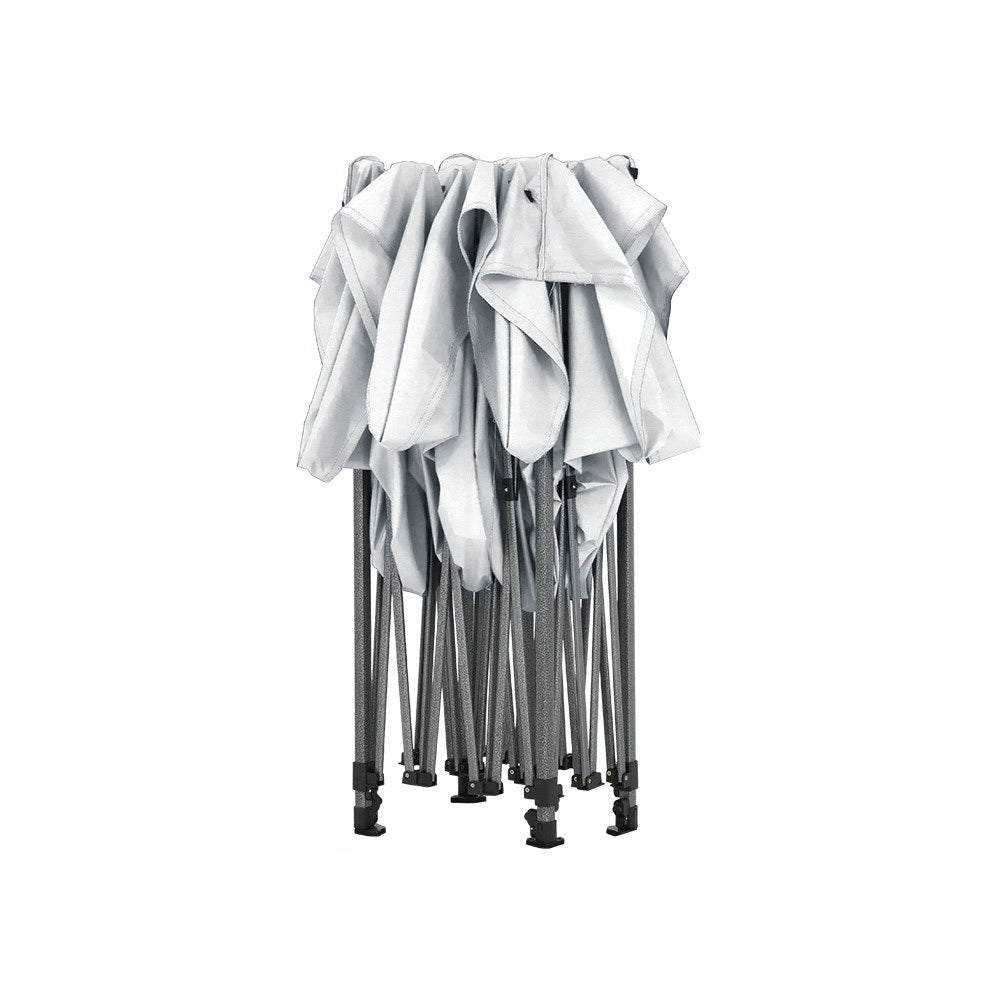 Canopies & Gazebos: Instahut Gazebo Pop Up Marquee 3x6 Folding Tent Gazebos 500D Oxford Fabric White
